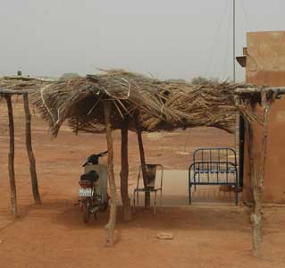Grensovergang van Burkina Faso naar Mali