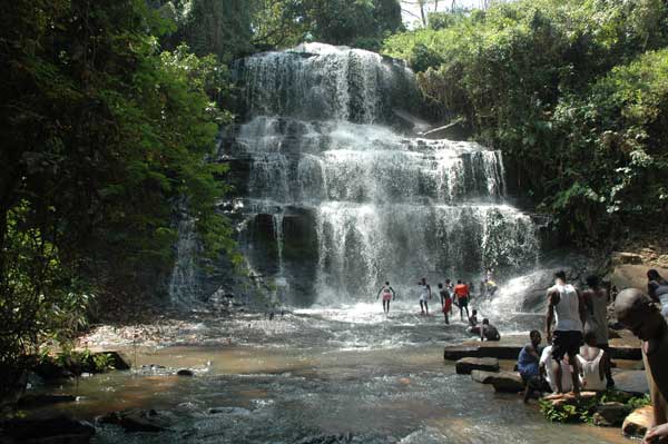 Watervallen bij Kintampo