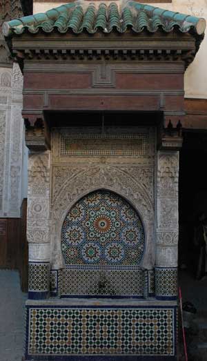 Fontein in de medina van Fes